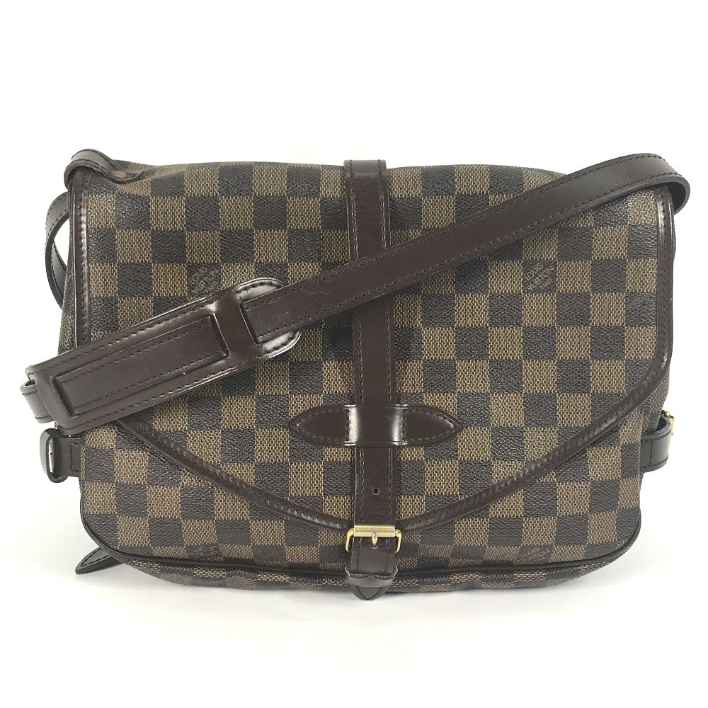 LOUIS VUITTON Shoulder Bag Damier canvas Brown Damier Saumur 30 Women