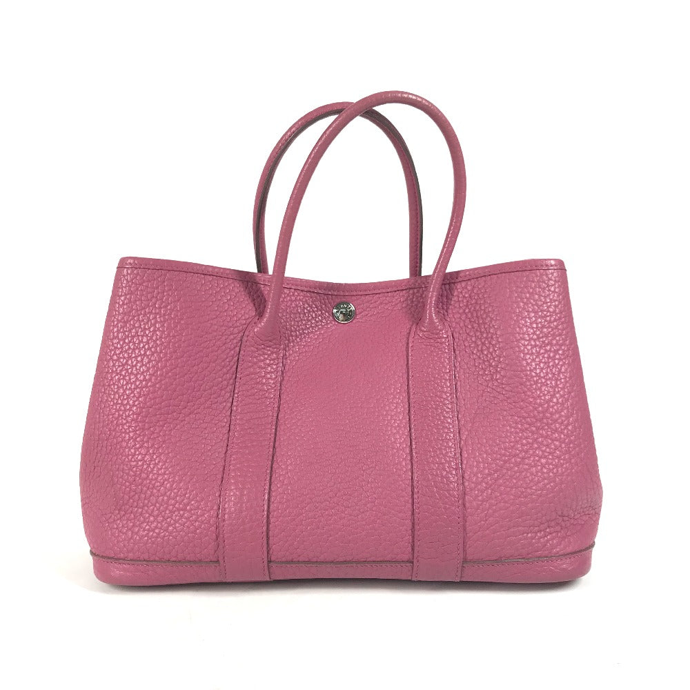 HERMES Tote Bag Negonda Purple type Bag Garden party TPM Women