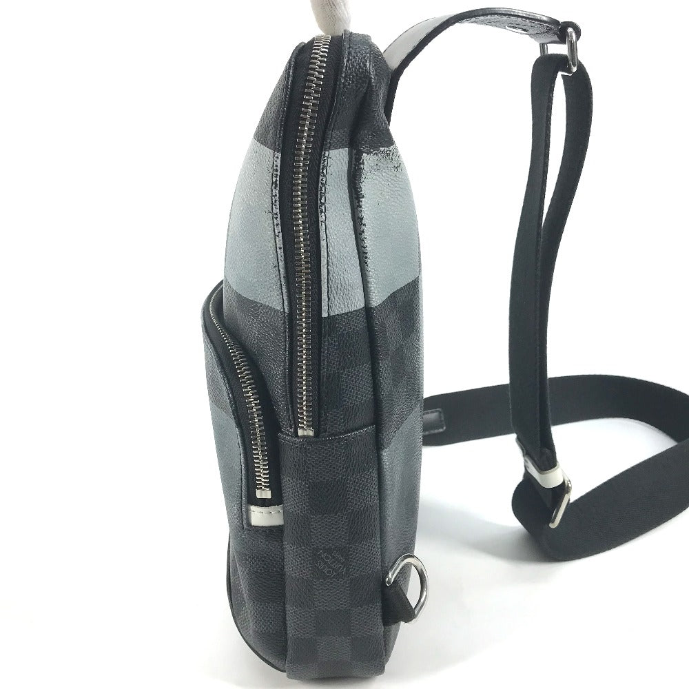 Luxury Women's Handbag | LOUIS VUITTON Sling bag Damier Graffit Giant Canvas black Damier Graphite Giant Avenue Slingback mens