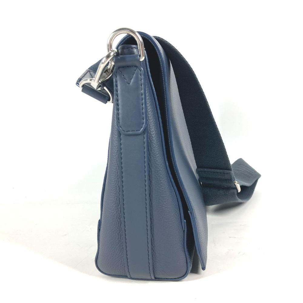Elegant Women's Shoulder Bag | LOUIS VUITTON Shoulder Bag Cowhide leather Navy LV Aerogram takeoff messenger mens