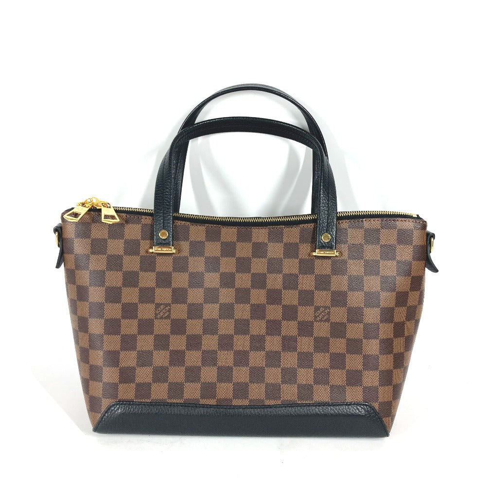 LOUIS VUITTON Shoulder Bag Damier canvas Brown Damier Hyde Park Women