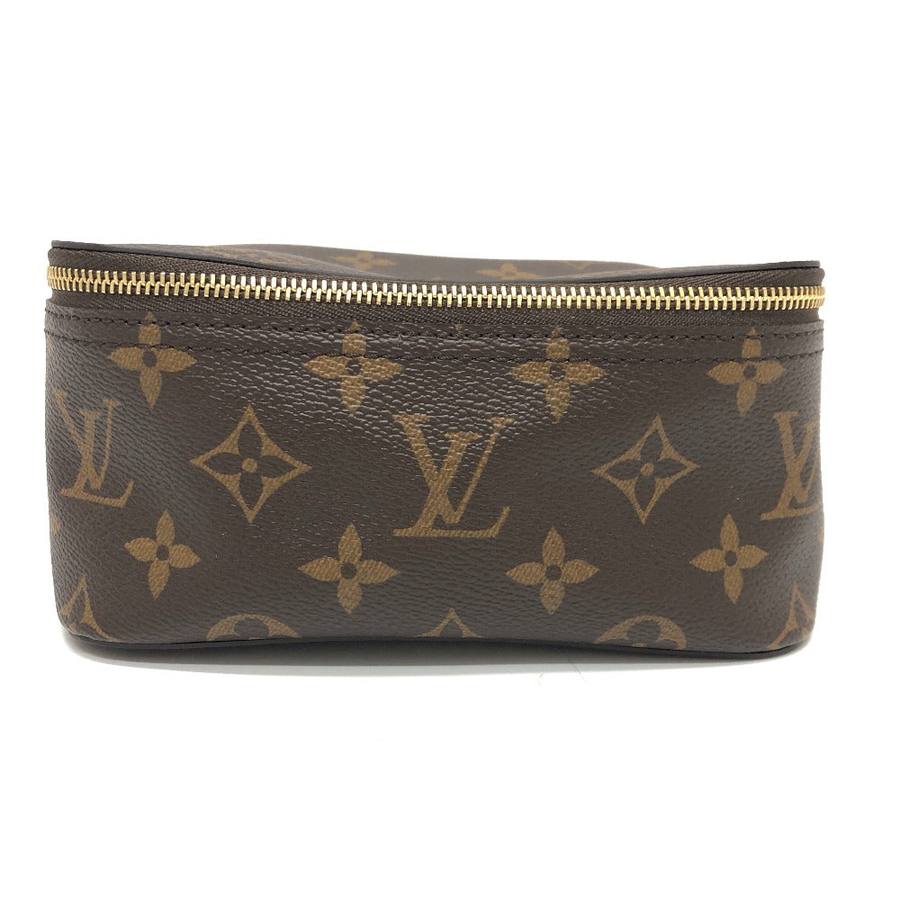 LOUIS VUITTON Cosmetics Pouch Monogram canvas Brown Monogram Cube de Langemont PM Women
