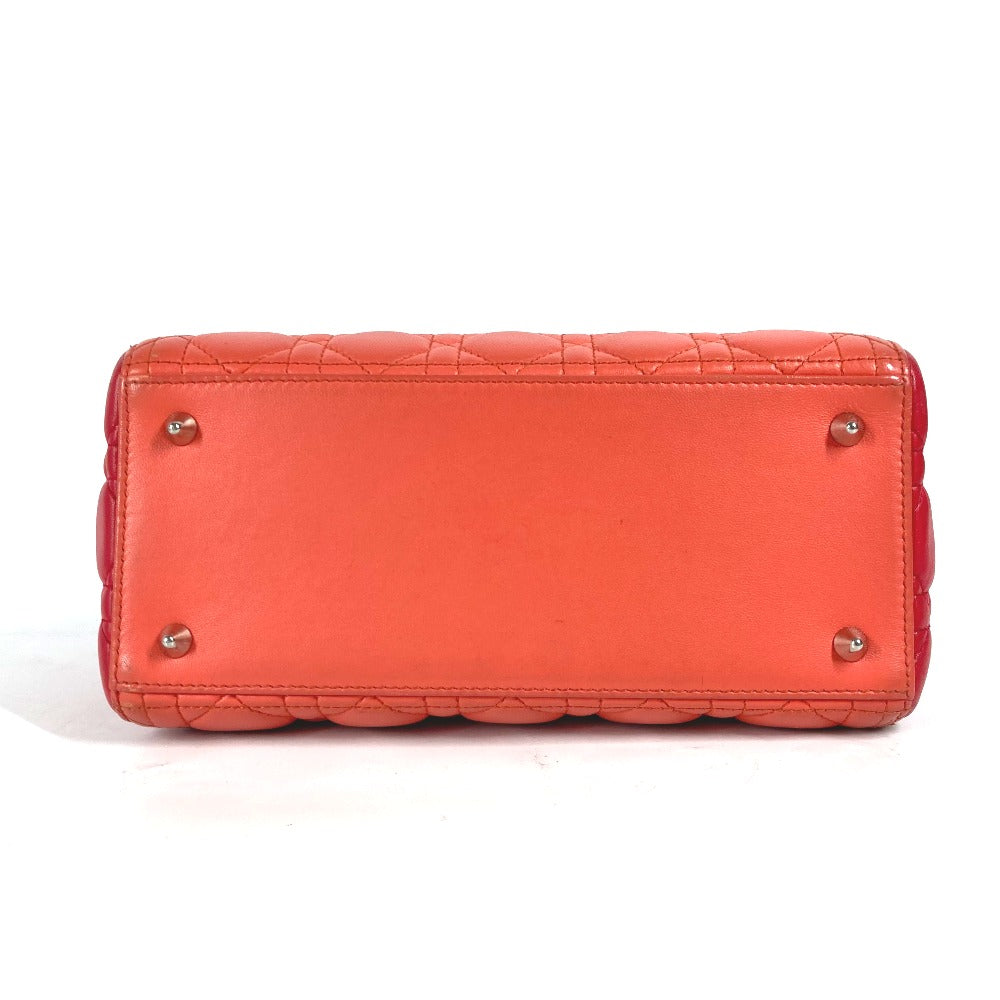 Dior Handbag lambskin pink Tricolor color Lady Dior Women