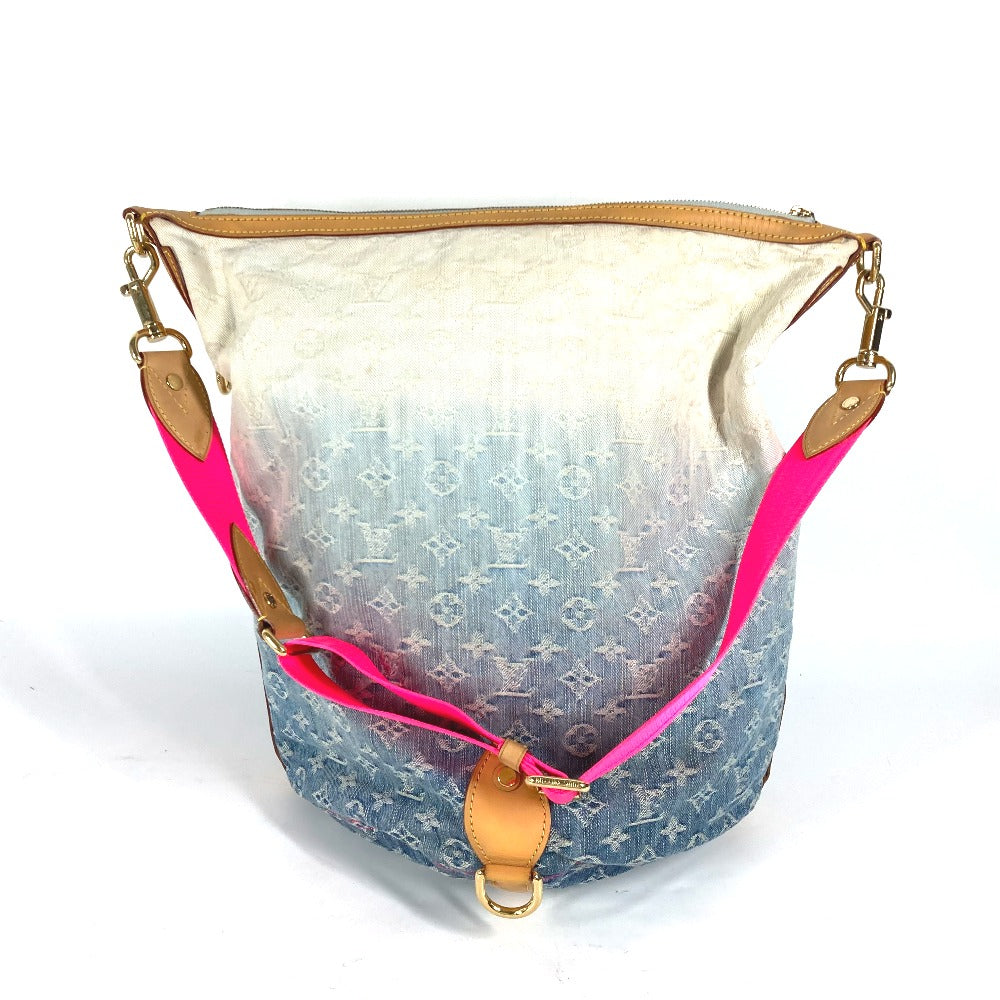 LOUIS VUITTON Shoulder Bag Monogram denim blue Monogram Denim Gradient Sunburst PM Women
