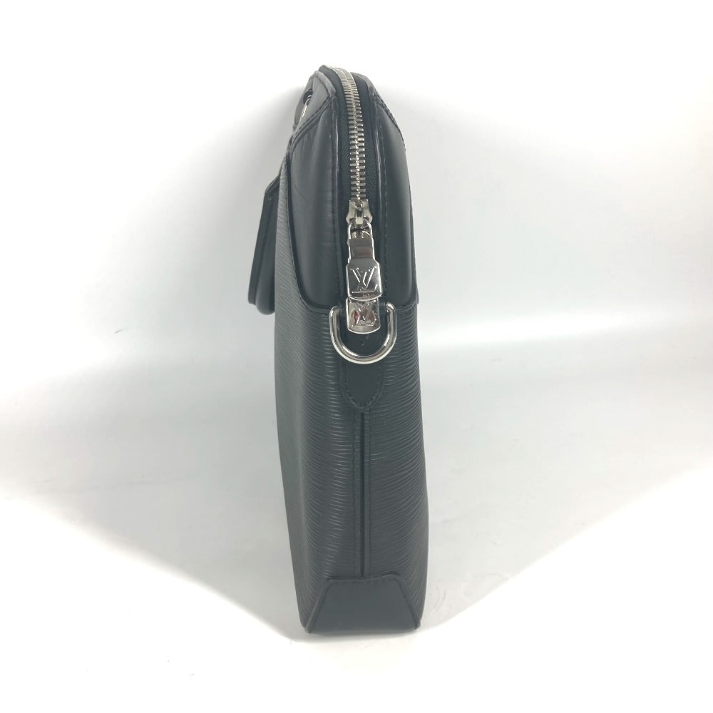 LOUIS VUITTON Business bag M51689 Epi Leather black Epi Oliver mens