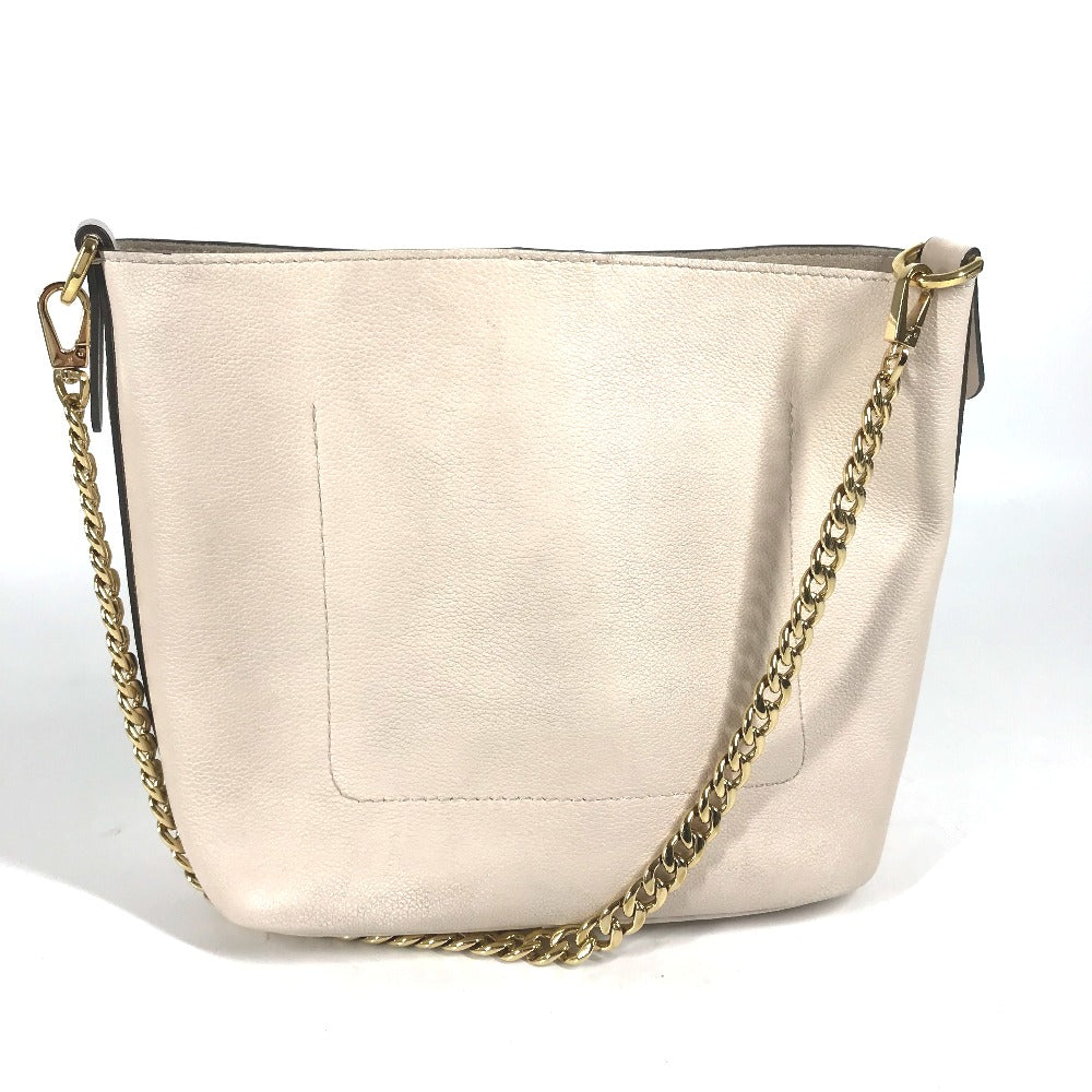 LOUIS VUITTON Shoulder Bag Grain Calfskin Leather Ivory Rock Me Rock & Walk Women
