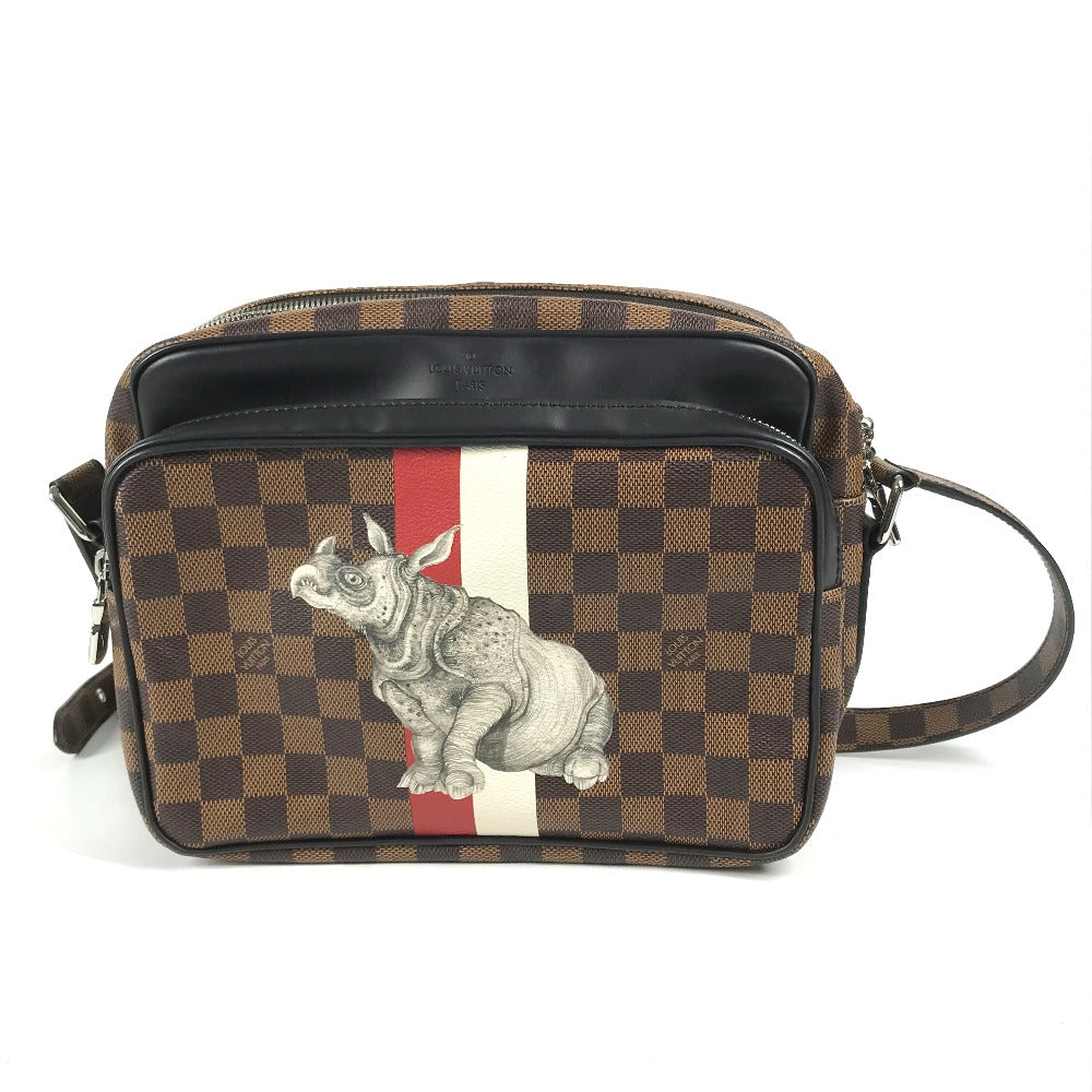 LOUIS VUITTON Shoulder Bag Damier canvas Brown Damier Dinos Chapman NilPM mens