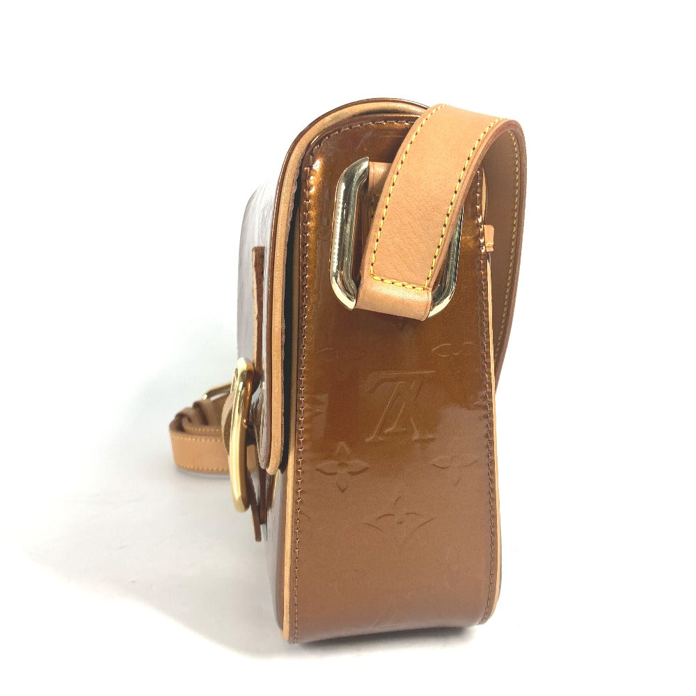 LOUIS VUITTON Shoulder Bag Monogram Vernis Canvas Brown Monogram Vernis Christie GM Women