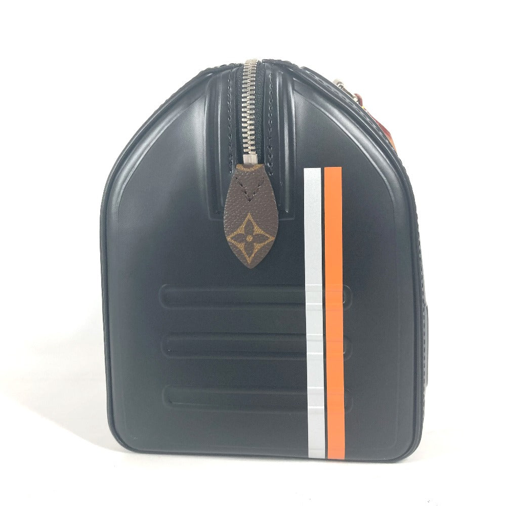 LOUIS VUITTON Handbag leather black Space Collection Speedy 25 mens