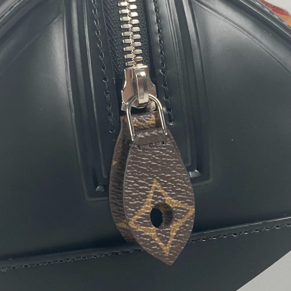 LOUIS VUITTON Handbag leather black Space Collection Speedy 25 mens