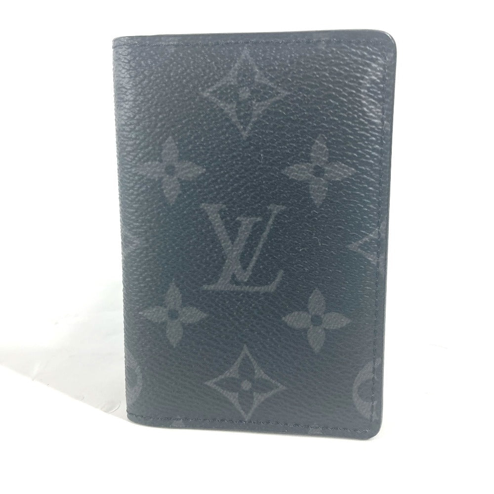 LOUIS VUITTON Card Case Monogram Eclipse Canvas black Monogram Eclipse Card Case Organizer de Poche unisex(Unisex)