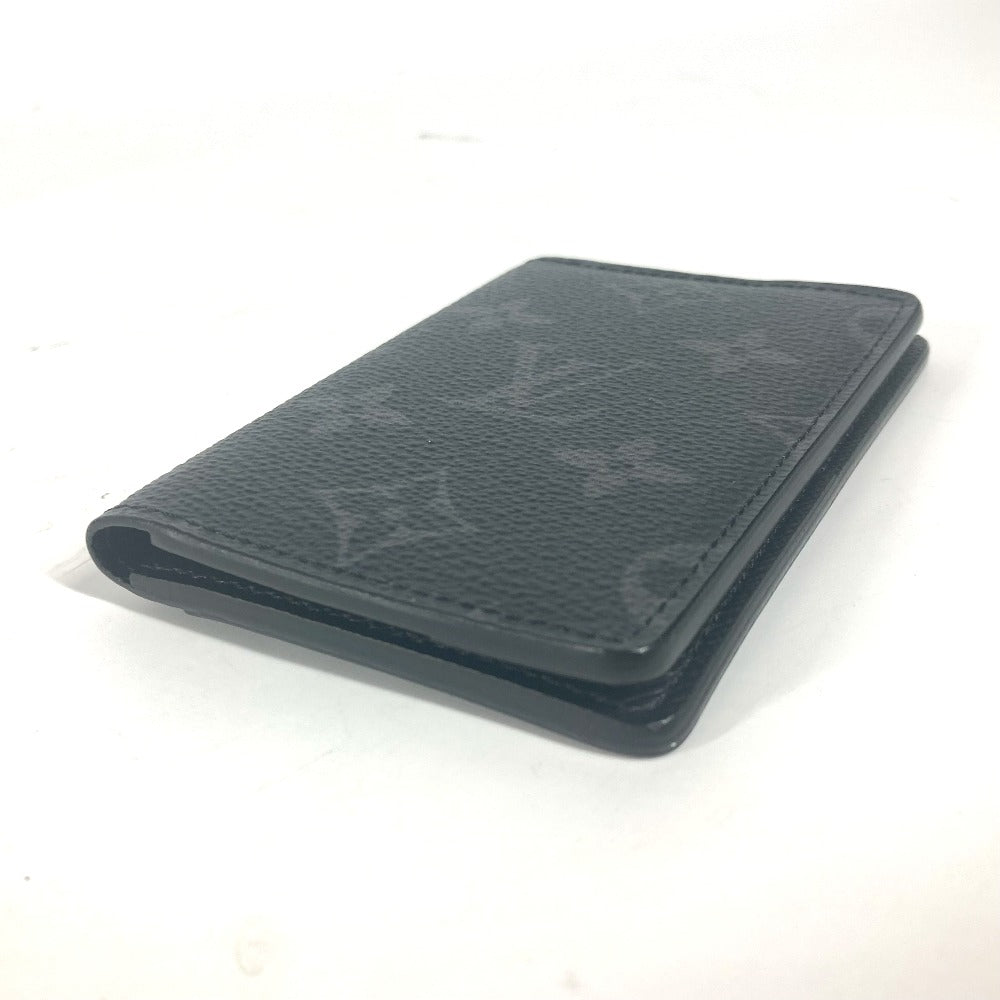 LOUIS VUITTON Card Case Monogram Eclipse Canvas black Monogram Eclipse Card Case Organizer de Poche unisex(Unisex)