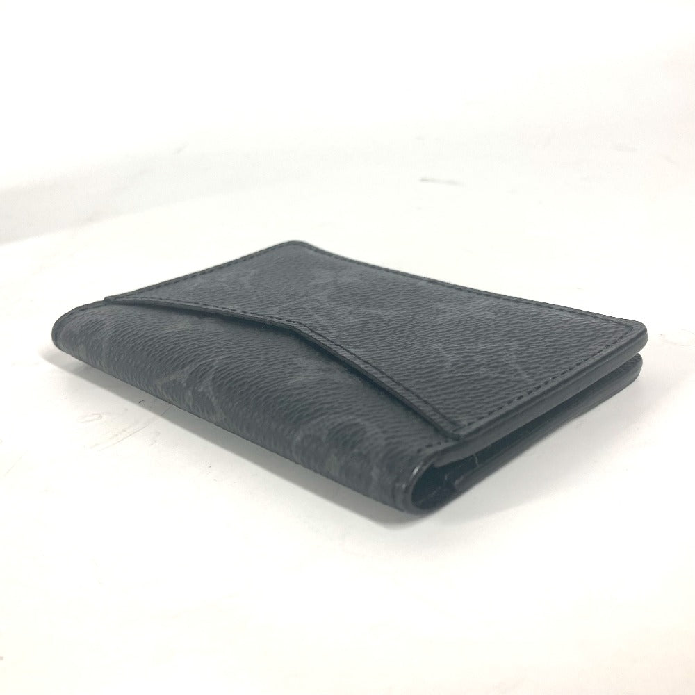 LOUIS VUITTON Card Case Monogram Eclipse Canvas black Monogram Eclipse Card Case Organizer de Poche unisex(Unisex)