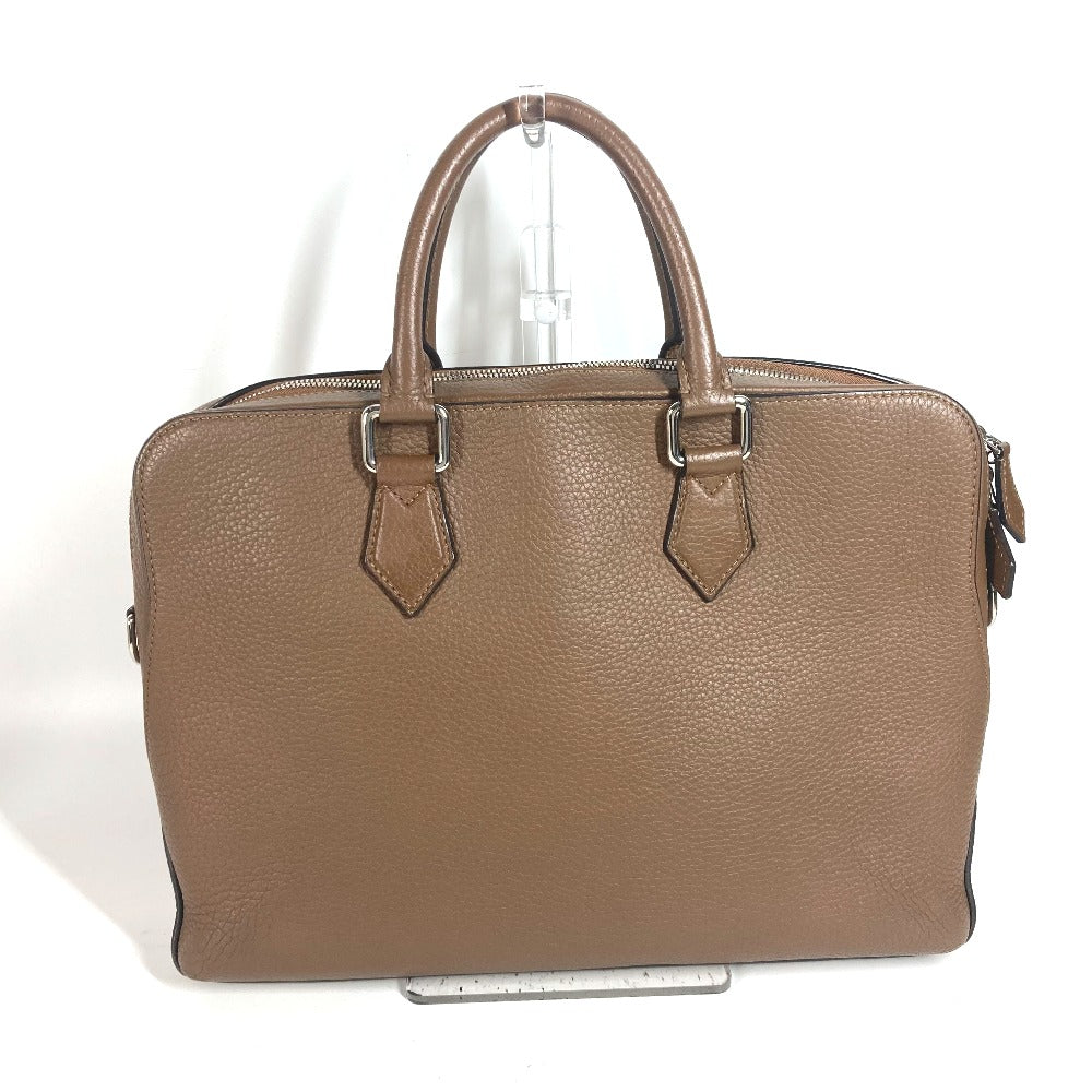 Luxury Women's Handbag | LOUIS VUITTON Handbag Taurillon Clemence Leather Brown Armando Briefcase PM unisex(Unisex)