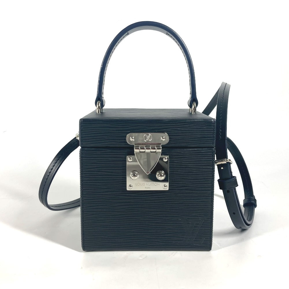 LOUIS VUITTON Handbag Epi Leather black Epi with mirror Breaker Box BOX Women