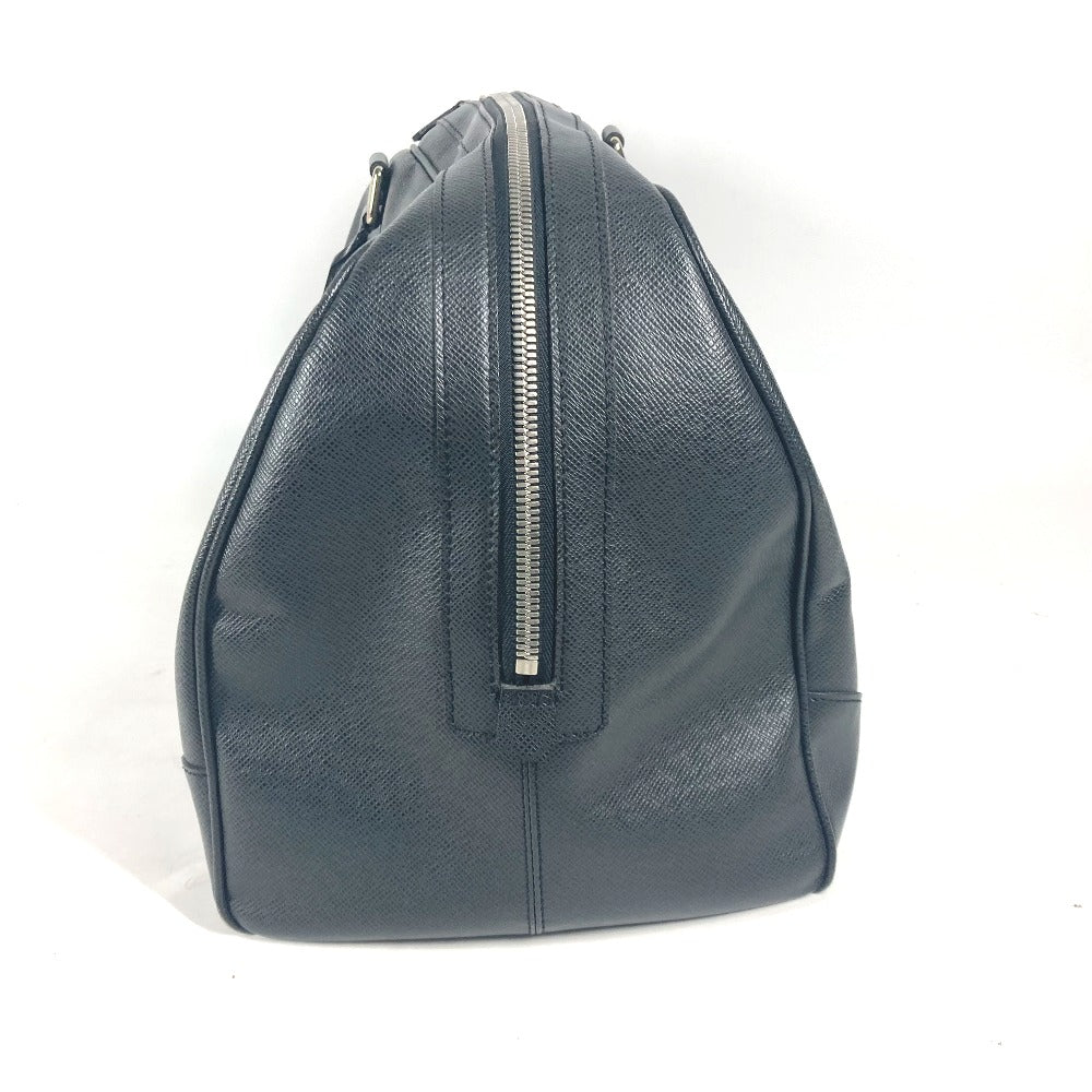 LOUIS VUITTON Boston Duffel bag Taiga Leather black Taiga Stanislav unisex(Unisex)
