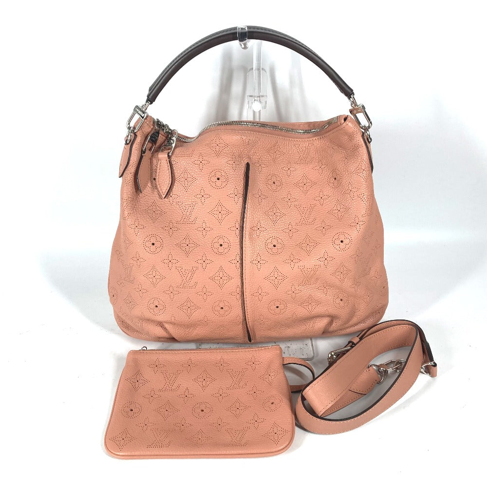 LOUIS VUITTON Shoulder Bag monogram mahina leather pink Monogram Mahina Serene PM
