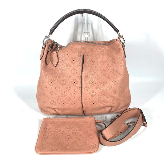 LOUIS VUITTON Shoulder Bag monogram mahina leather pink Monogram Mahina Serene PM