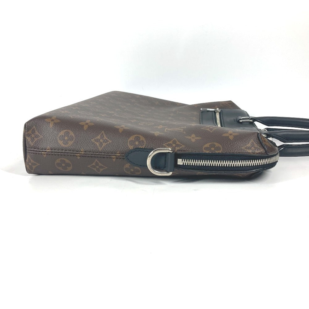 LOUIS VUITTON Business bag M54019 Monogram macacer canvas Brown Monogram macacer Porto de Cumanjour PDJ