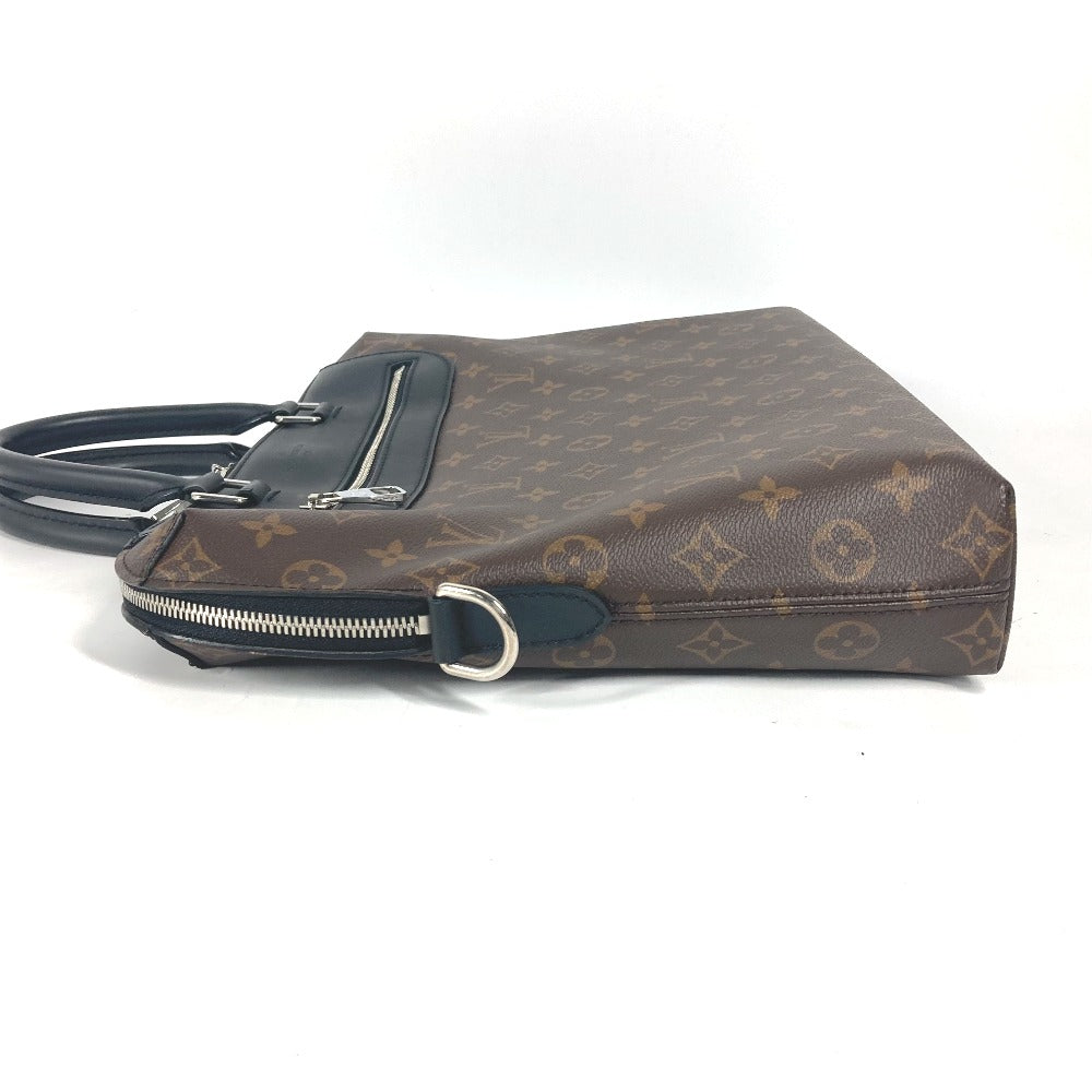 LOUIS VUITTON Business bag Monogram macacer canvas Brown Monogram macacer Porto de Cumanjour PDJ mens