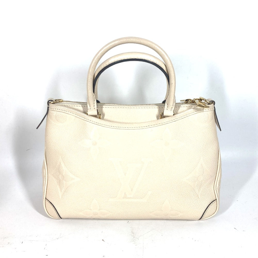 LOUIS VUITTON Shoulder Bag Monogram Ann Platt Leather white Monogram Ann Platt Trianon PM