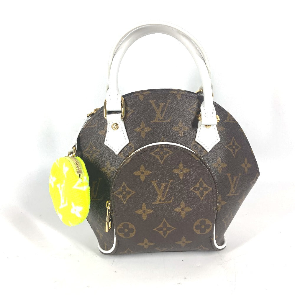 LOUIS VUITTON Handbag Monogram Vernis, Leather Brown Monogram LV Match Ellipse MM Women
