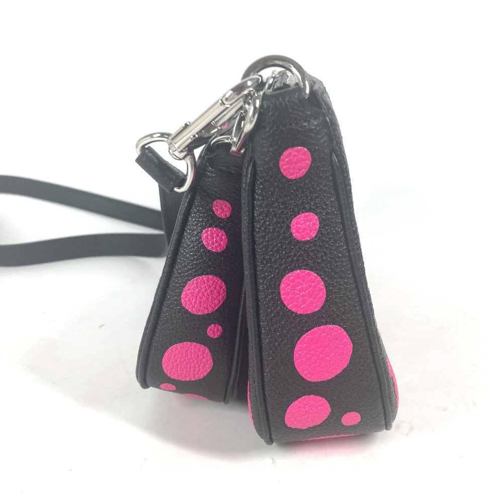 LOUIS VUITTON Shoulder Bag Monogram Ann Platt Leather black Monogram Empreinte Yayoi Kusama LV × YK Multi Pochette Accessories