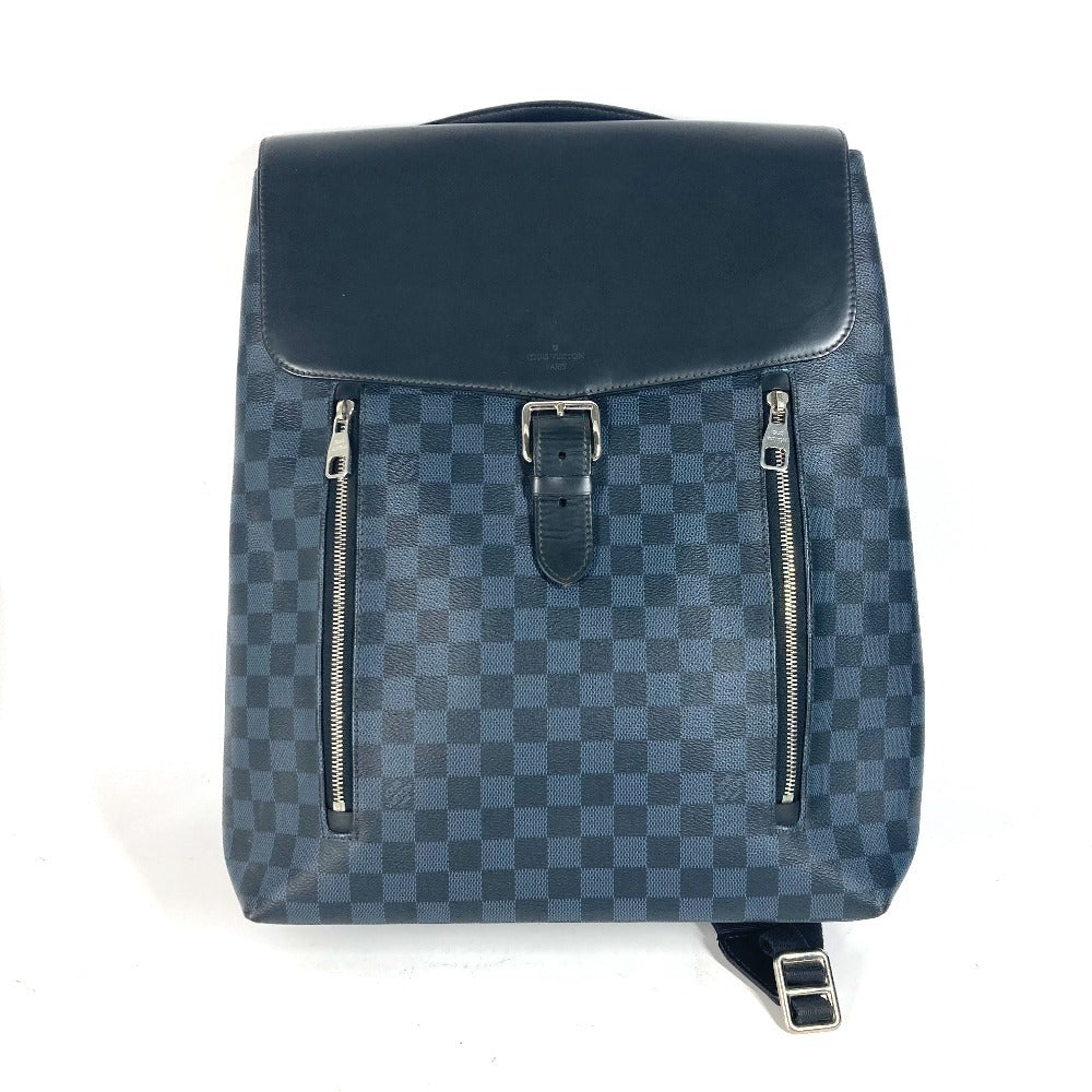 LOUIS VUITTON Backpack Damier Cobalt Canvas Navy Damier Cobalt Newport