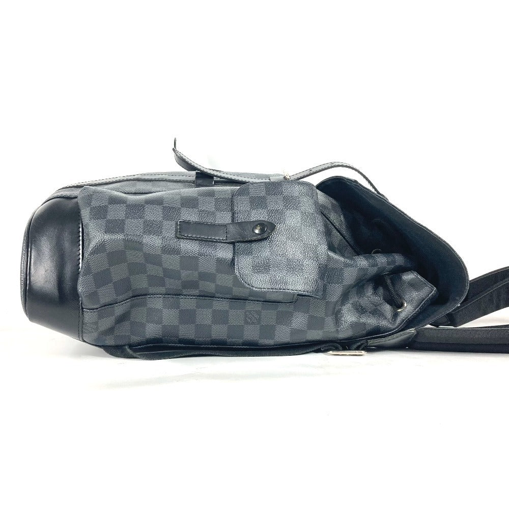 LOUIS VUITTON Backpack Damier Grafitto Canvas black Damier Grafitte Christopher MM
