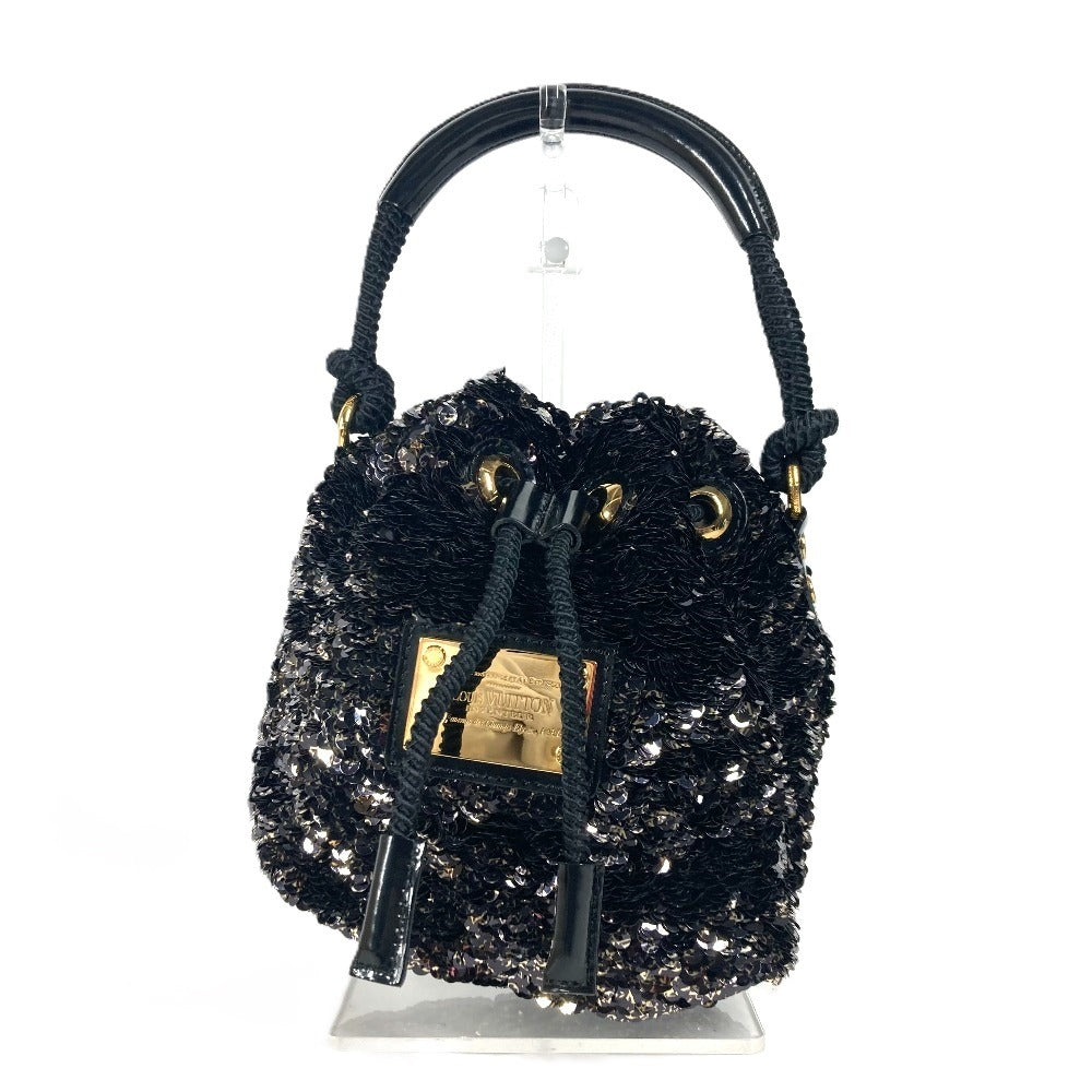 LOUIS VUITTON Shoulder Bag Sequins, Leather black Mini no Erococo
