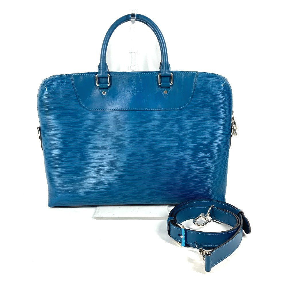 LOUIS VUITTON Business bag Epi Leather blue Epi Porte Document Jules PDJ