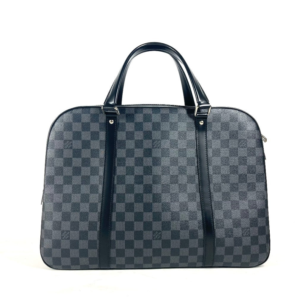 LOUIS VUITTON Business bag Damier Grafitto Canvas black Damier Grafitte Porto Documan-Voyage