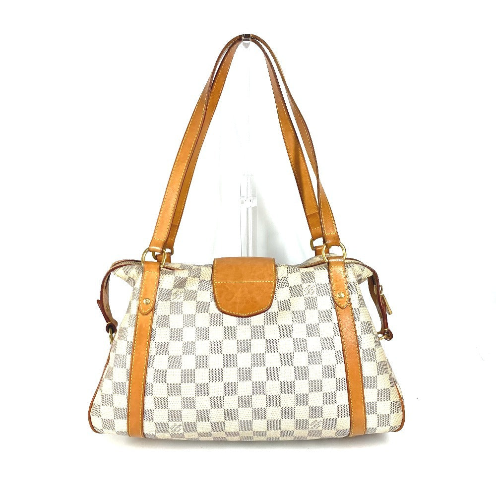 LOUIS VUITTON Shoulder Bag Damier Azur Canvas white Damier Azur Stresa PM Women