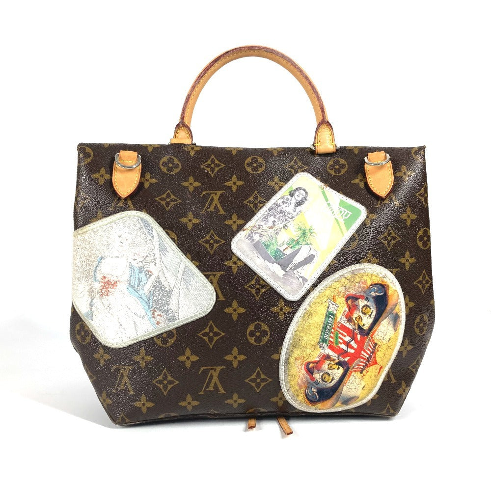 LOUIS VUITTON Handbag Monogram canvas Brown Monogram Cindy Sherman camera messenger Women