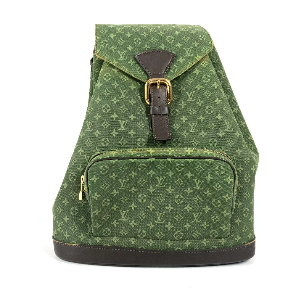 LOUIS VUITTON Backpack Monogram mini canvas khaki Monogram mini Montsouris GM unisex(Unisex)