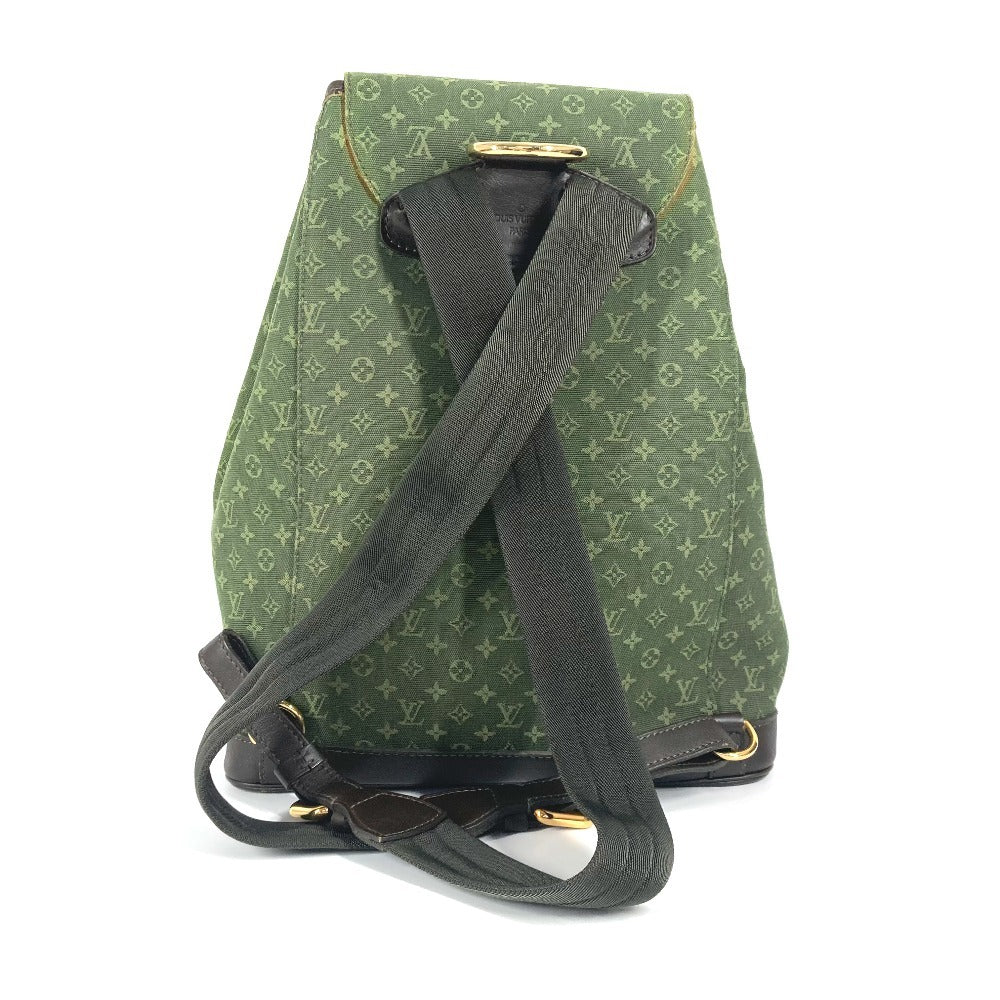 LOUIS VUITTON Backpack Monogram mini canvas khaki Monogram mini Montsouris GM unisex(Unisex)