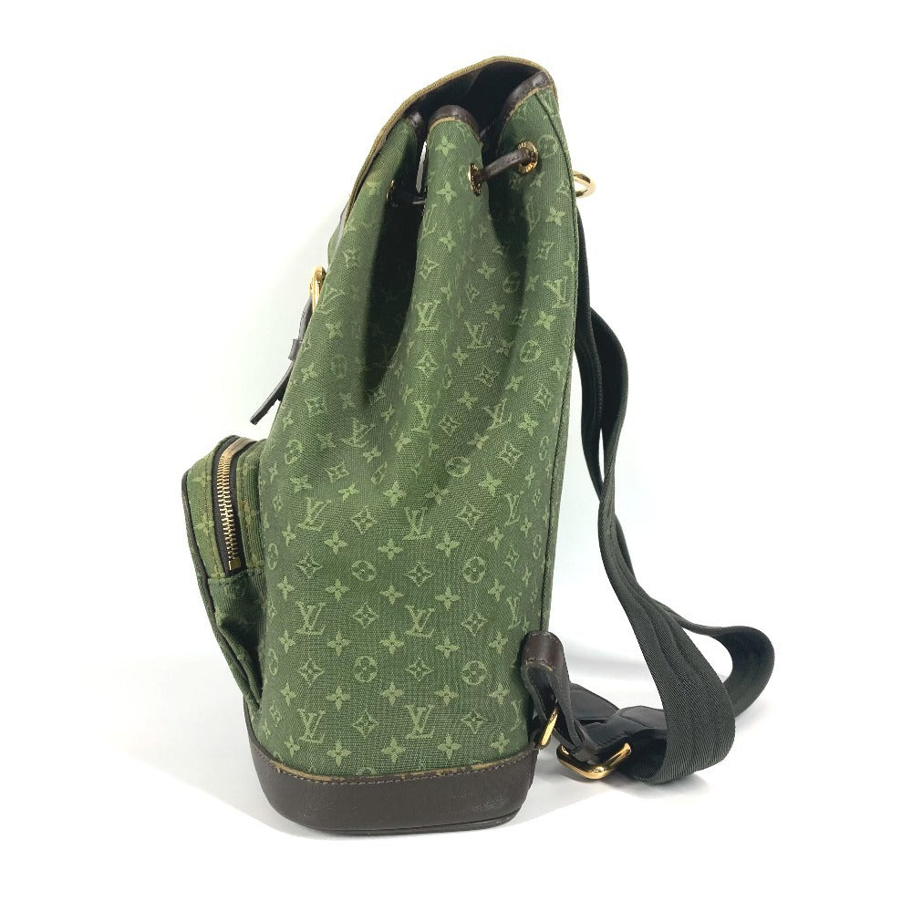 LOUIS VUITTON Backpack Monogram mini canvas khaki Monogram mini Montsouris GM unisex(Unisex)
