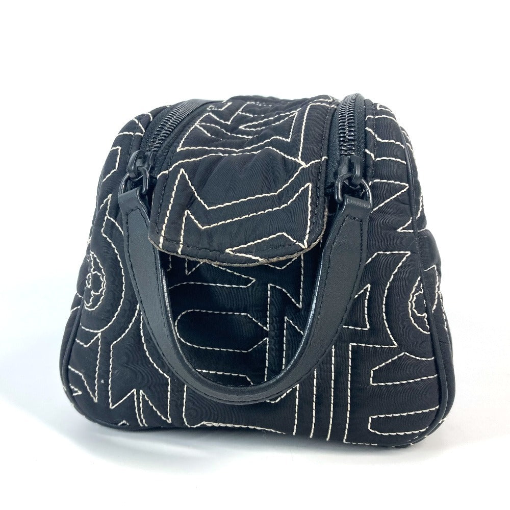 LOUIS VUITTON Clutch bag Nylon black LV Snow Collection dopp kit mens