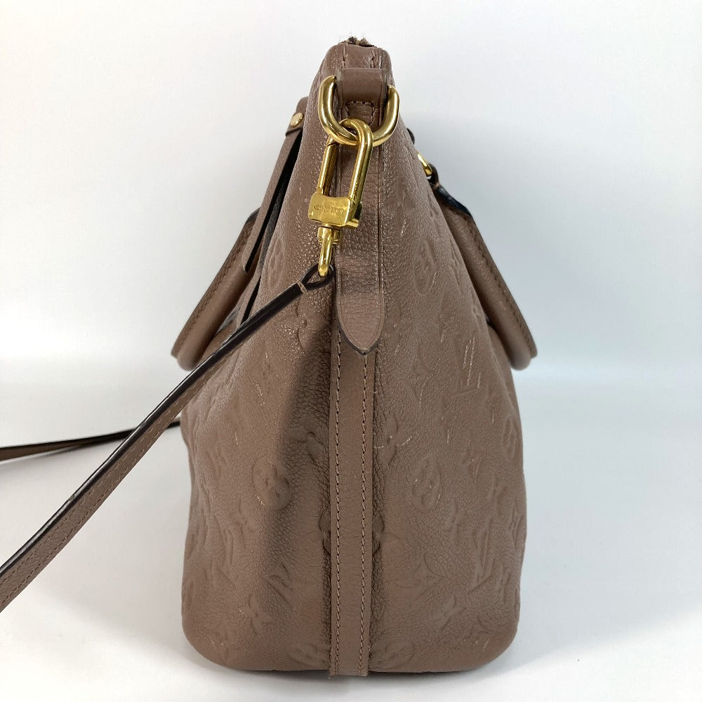 LOUIS VUITTON Handbag Monogram Ann Platt Leather Beige type Monogram Ann Platt Motherline MM