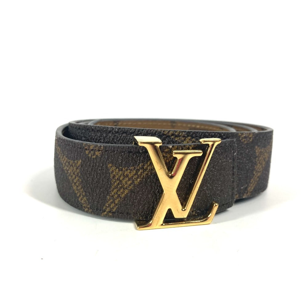 LOUIS VUITTON belt Monogram reverse canvas Brown Monogram reverse Santur LV Iconic