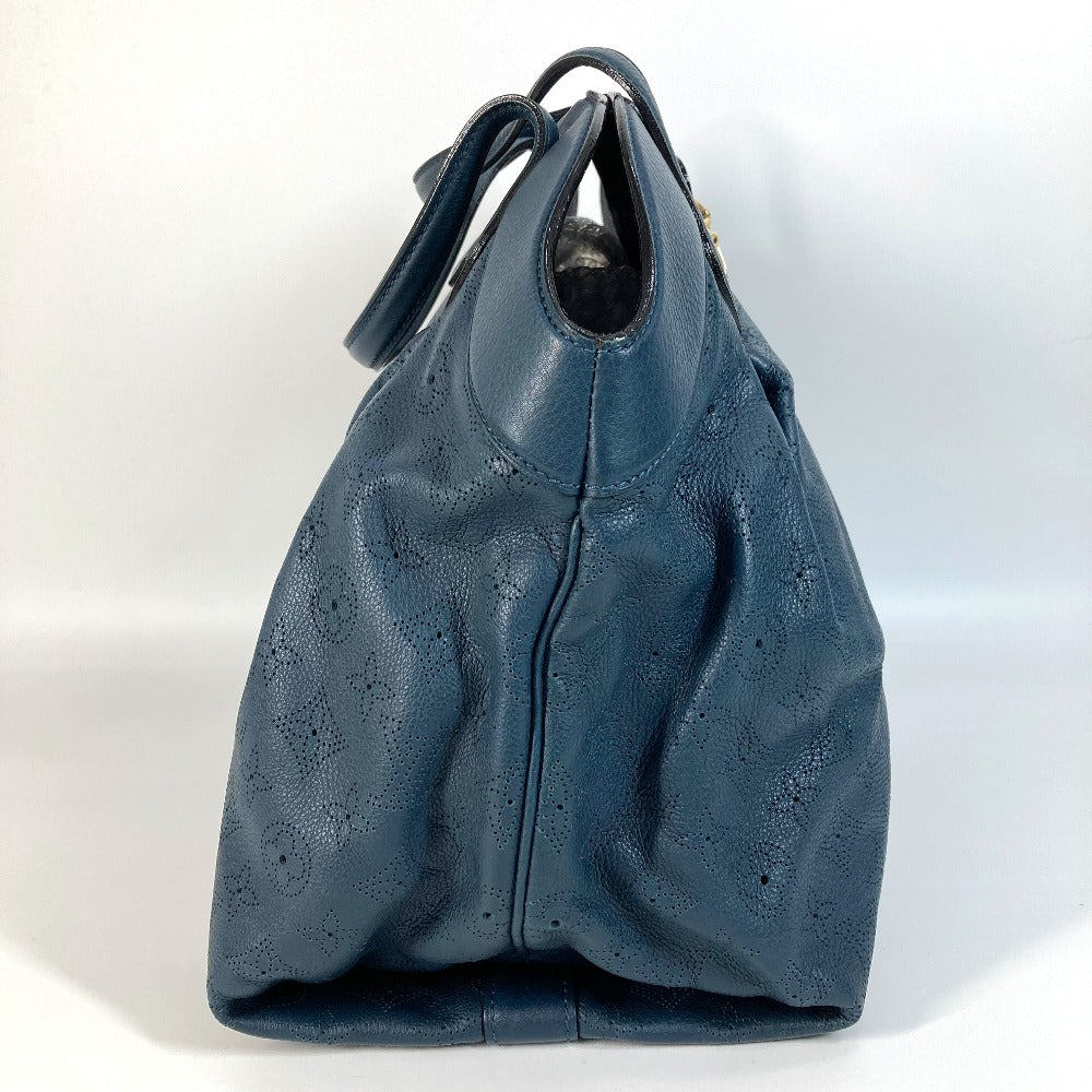 LOUIS VUITTON Handbag Monogram Ann Platt Leather Blue type Monogram Ann Platt Seals MM
