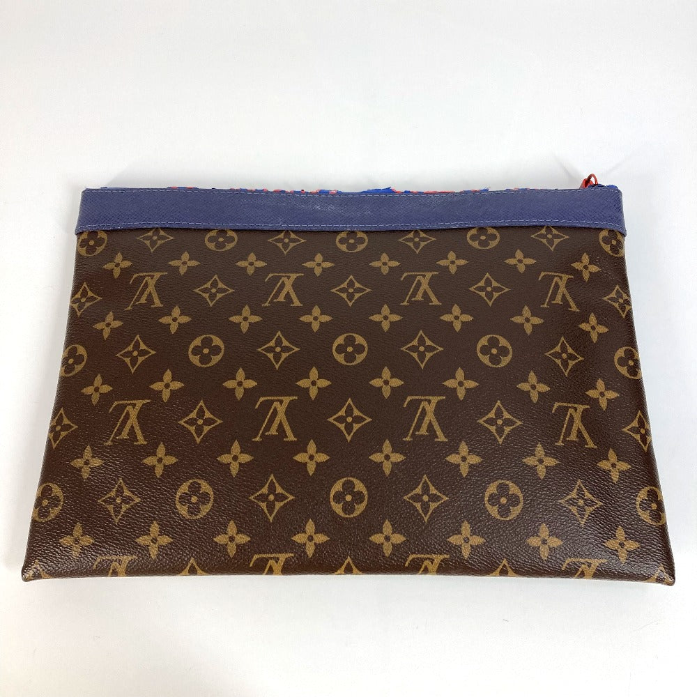Designer Women's Crossbody Bag | LOUIS VUITTON Clutch bag Monogram canvas Brown Monogram Pochette Apollo