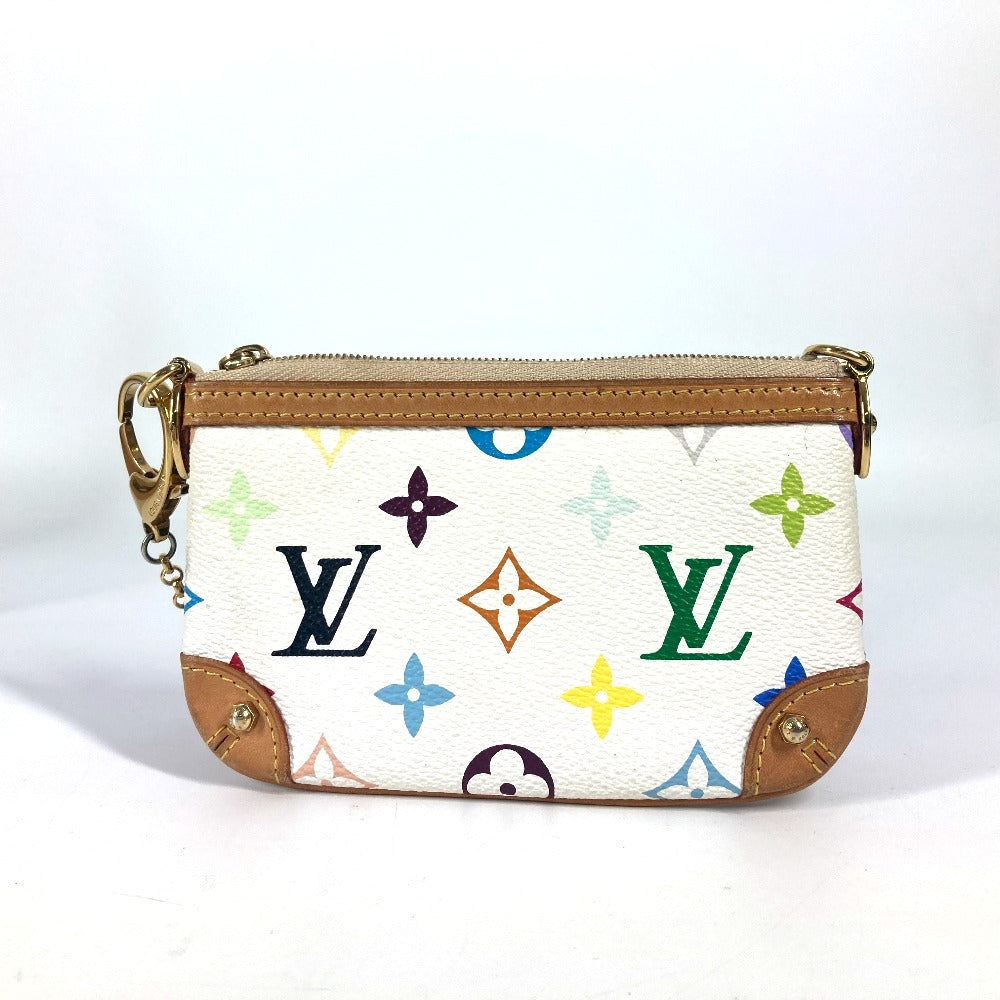LOUIS VUITTON Handbag Monogram multicolor canvas white Monogram multicolor Pochette Mira PM