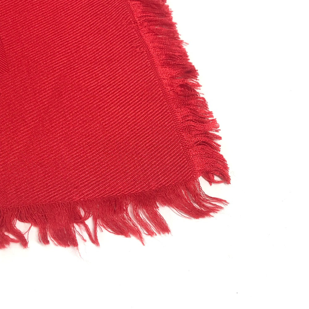 LOUIS VUITTON shawl Model number unknown Silk, Wool Red Monogram Large format