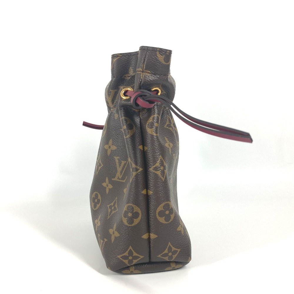 LOUIS VUITTON Pouch Monogram canvas Brown Monogram Drawstring Bag Posh Noe