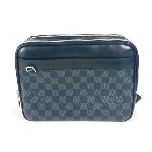 LOUIS VUITTON Shoulder Bag Damier Grafitto Canvas black Damier Grafitte Trocadero unisex(Unisex)