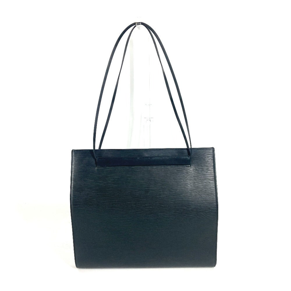 LOUIS VUITTON Shoulder Bag Epi Leather black Epi Saint Tropez