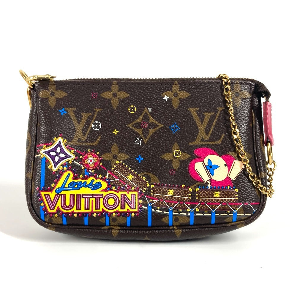 LOUIS VUITTON Handbag Monogram canvas Brown Monogram Vivienne Mini Pochette Accessoires