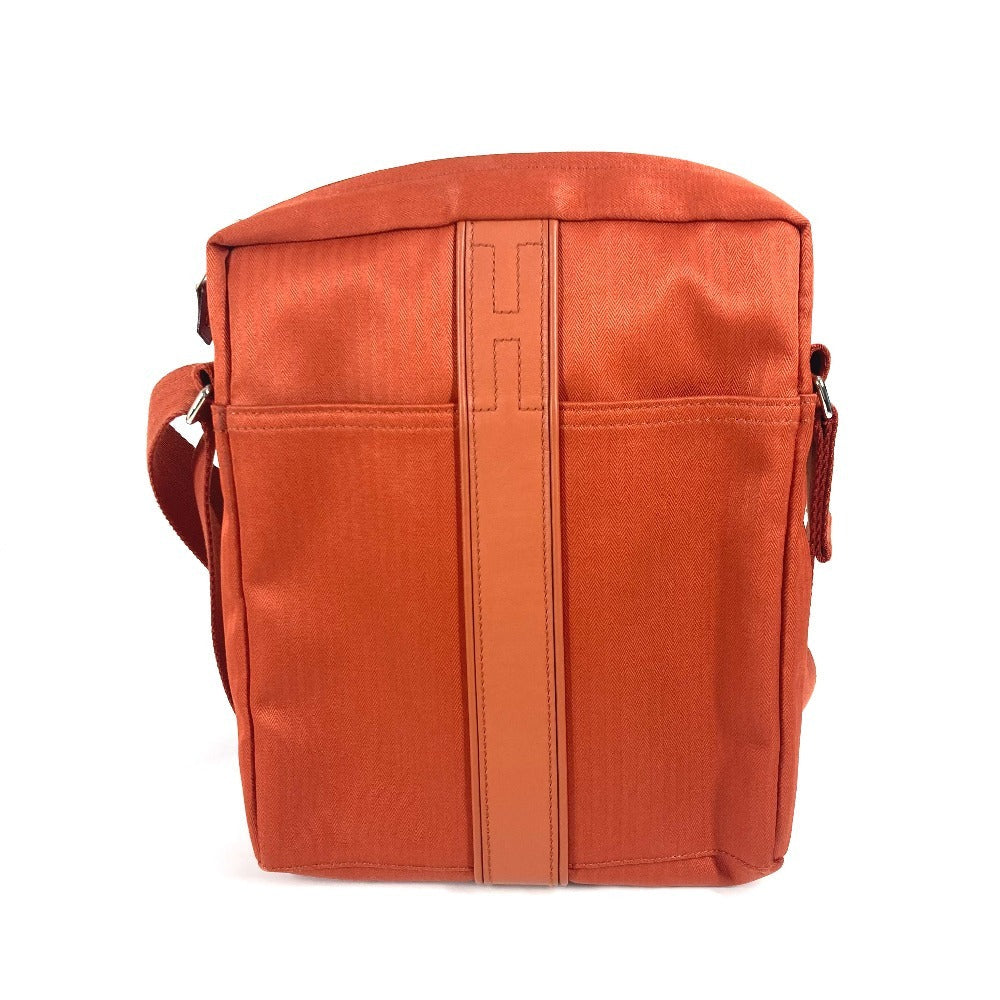 HERMES Shoulder Bag Nylon canvas Orange Pochette Acapulco bandouliere PM unisex(Unisex)