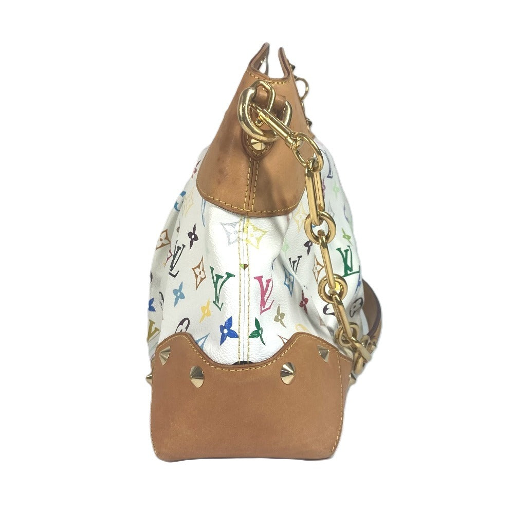 LOUIS VUITTON Shoulder Bag Monogram multicolor canvas white Monogram multicolor Judy GM